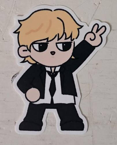 A chibi sticker of Kanghyun