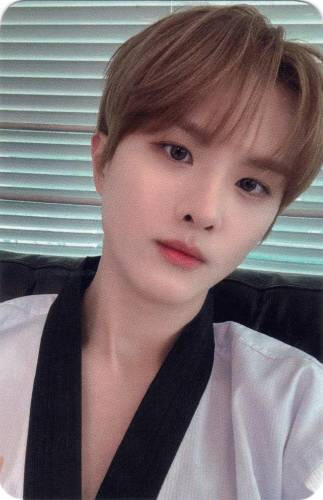 Photocard of Ivan in a taekwondo outfit