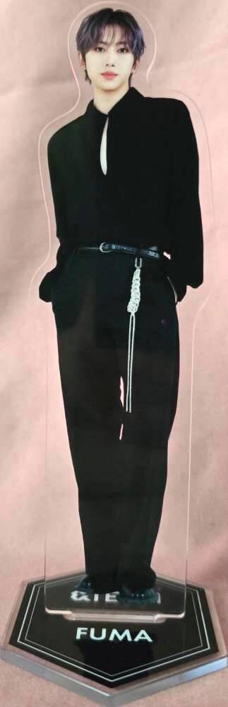 Acrylic stand of Fuma in a black suit